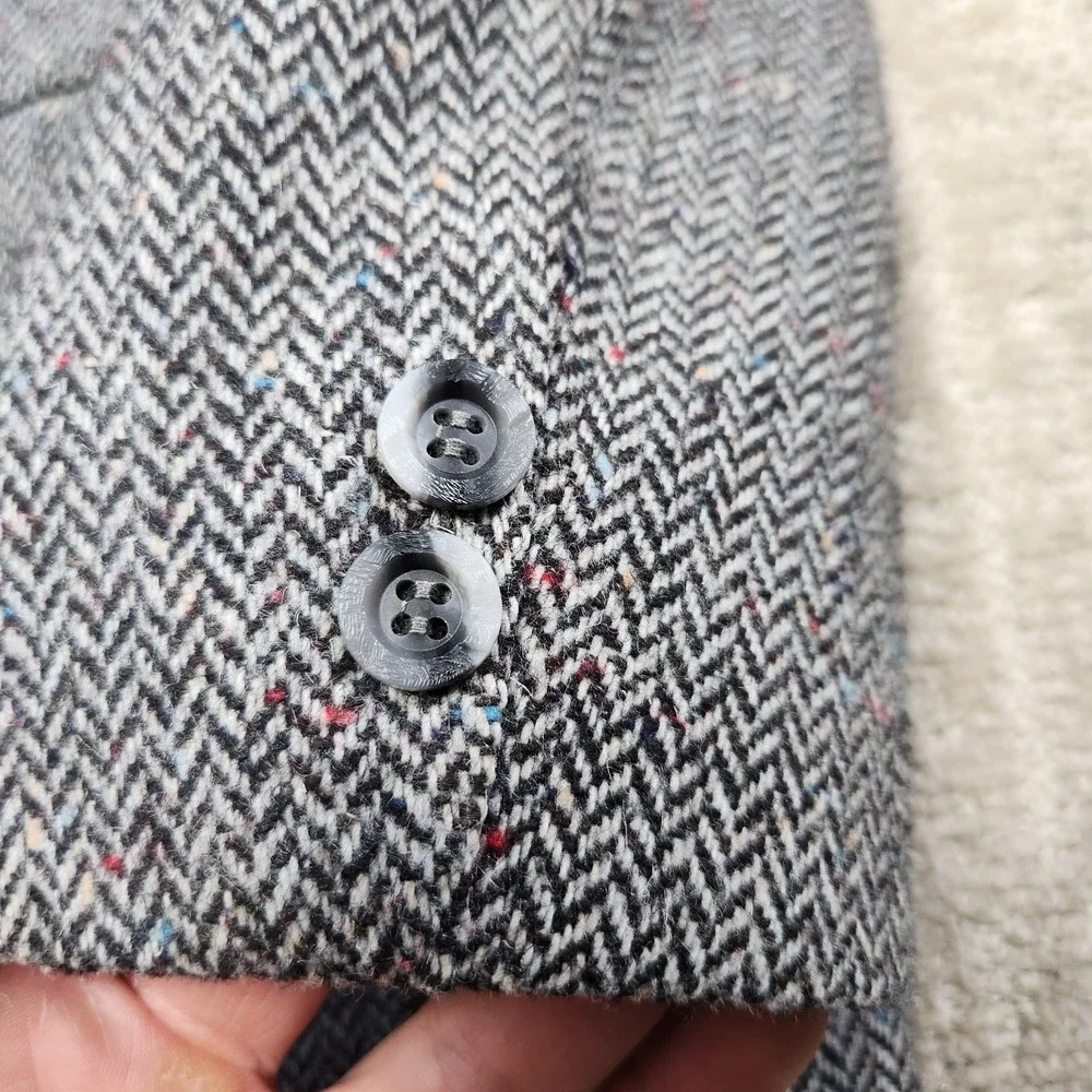 Vintage Herringbone Tweed Blazer Men 40R Wool Sport‎ Coat Jacket Archdale